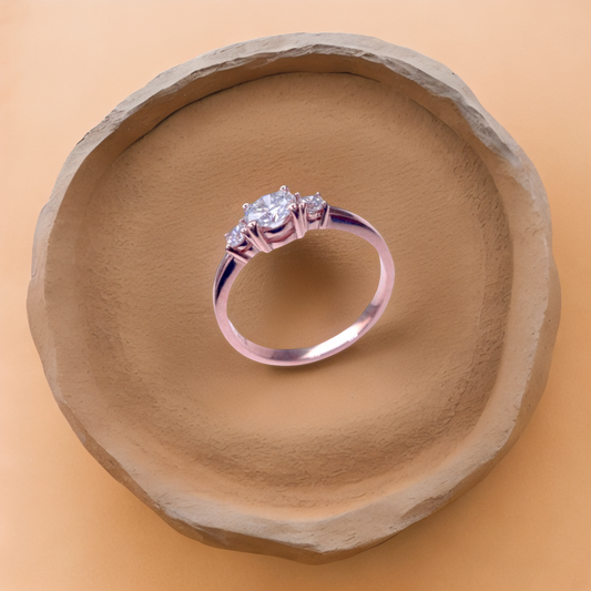 9ct Rose Gold 0.52ct Natural Diamond Ring